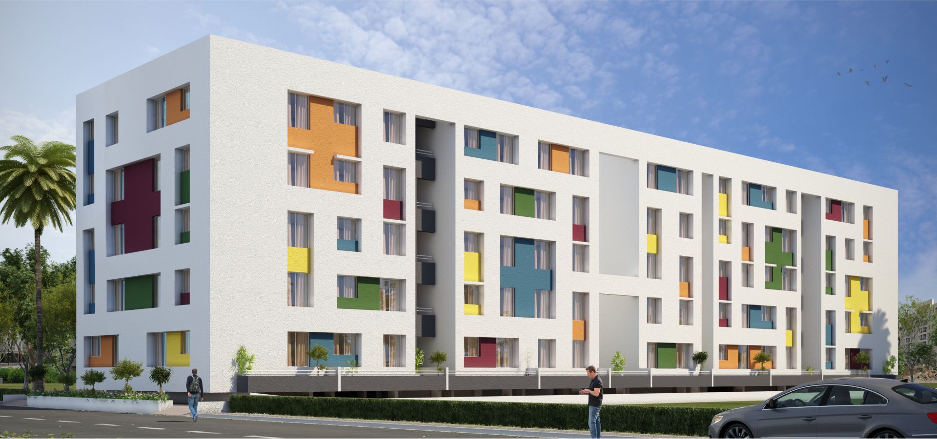 Arch Saptarang with beautiful seven colors peaceful enviournment Arch Developers